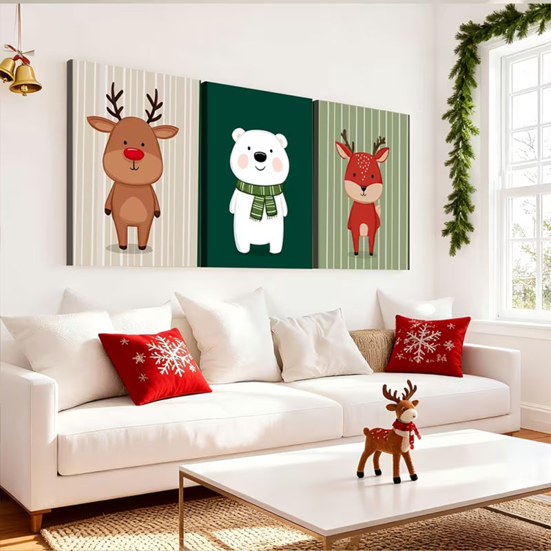 3 Piece Wrapped Canvas Print