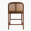 Ensemble de 2 tabourets de comptoir en bois Tatti