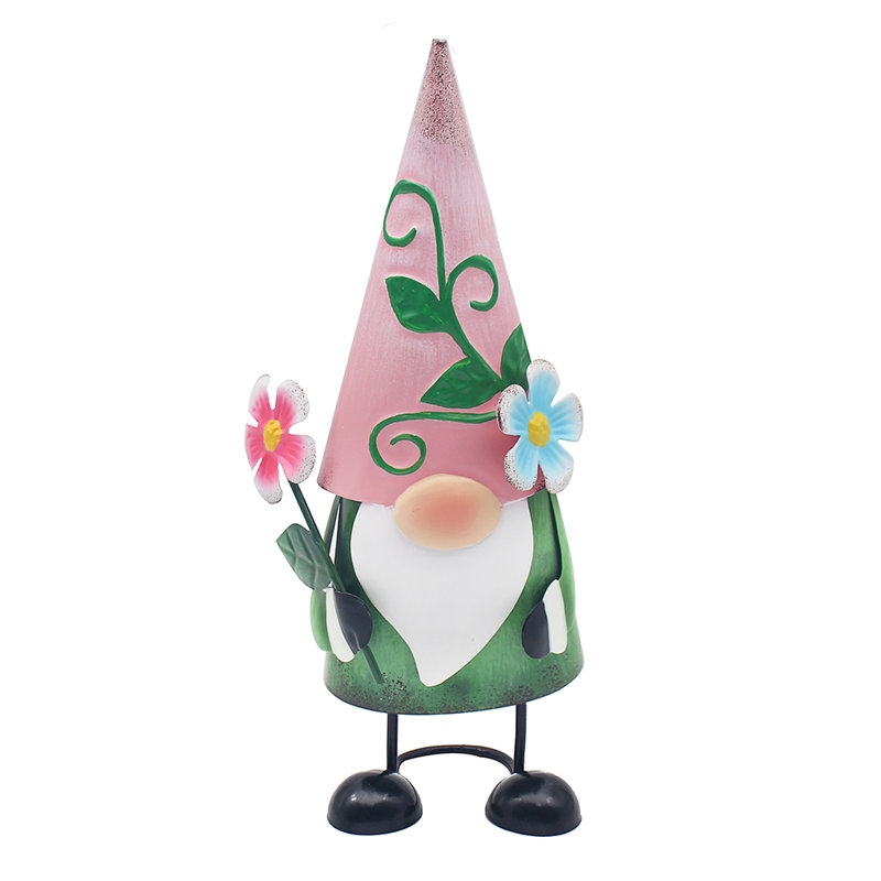 Kerner Furniture Metal Garden Statue, Pink