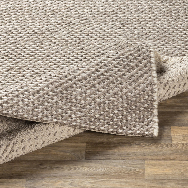 Cutright Wool Abstract Indoor Rug, Rectangle 2' x 3'