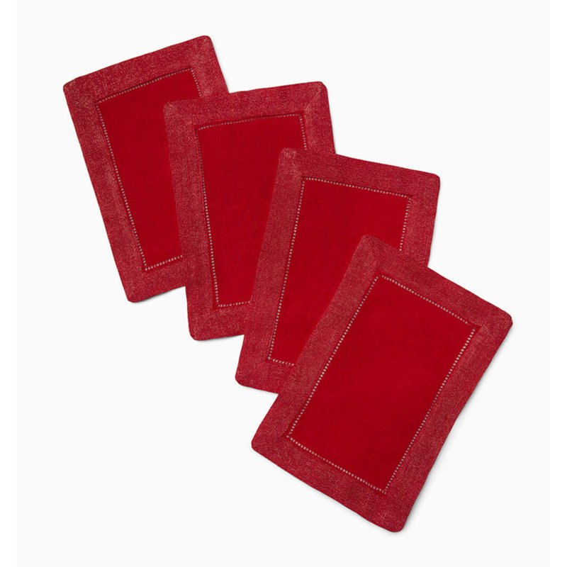 Filetto Linen Rectangle Napkins
