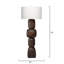 Lampe sur pied traditionnelle 62 po Totem-94569004