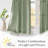  Pinch Pleated Linen Valances for Windows, 2 Panels Set Farmhouse Light Filtering Small Sheer Curtains for Cafe Bar Kitchen Over Sink Christmas Decor-1504528899-1504528898