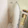 58.44" Curved Fixed Shower Curtain Rod