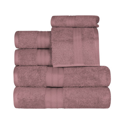 Glenlee 700GSM Long Staple Combed Cotton 6-Piece Towel Set