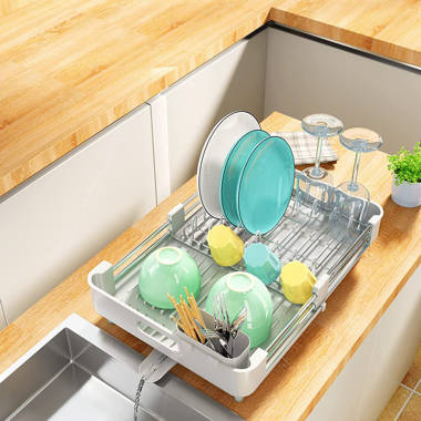 Don Hierro Compact Stainless Steel Dish Drying Rack. Milú