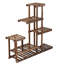 Finney Rustic Large Multi-Tiered Wooden Plant Stand