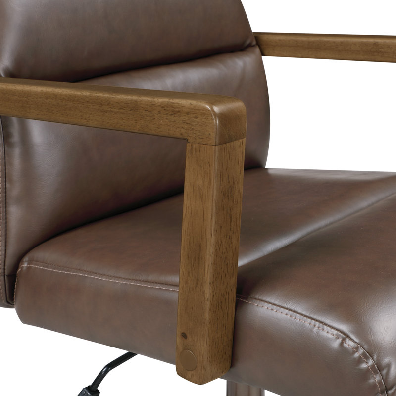 Chaise de bureau Henfield, Chocolat