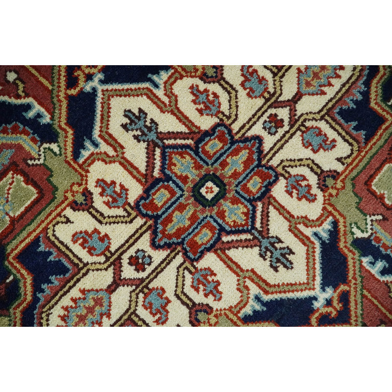 Wool Oriental Indoor Rug, Rectangle 5x8
