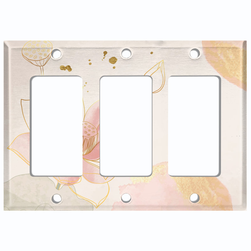 3 - Gang Rocker Standard Wall Plate