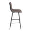 Agda Upholstered Counter Stool with Metal Frame-34078027