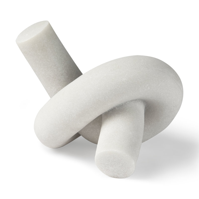 Sculpture Artiana, Blanc, H 7,5 po x l 12 po x P 10,5 po