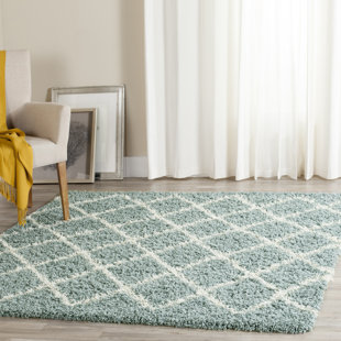 Skyleen Shag Performance Geometric Rug