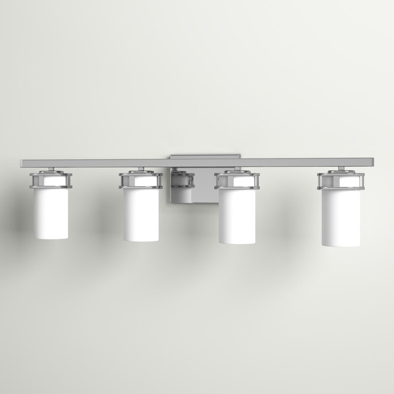 Roby à quatre lumières mur / salle de bain de Génération Éclairage , Chrome, Non, Non
