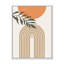 "Abstract Sun Moon Leaves I" - cadre flottant, impression sur toile-59542066-59542061