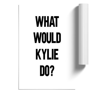 Kylie - Frameless Print