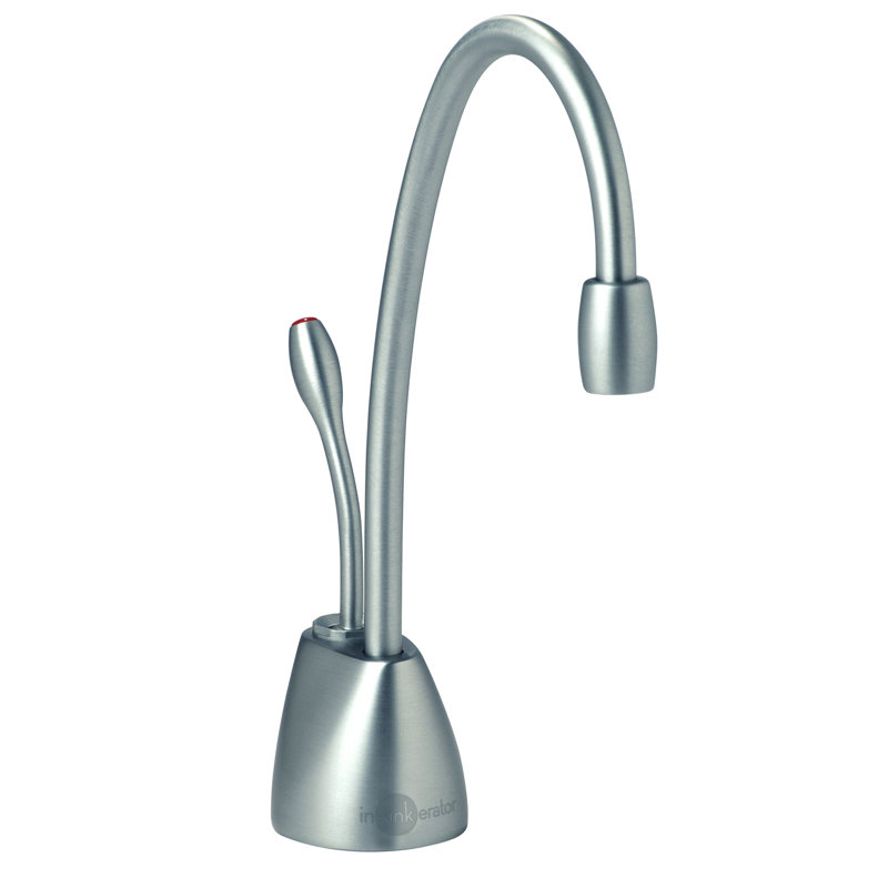 Contemporary Touch Instant Touch Hot Water Dispenser, Brushed Chrome
