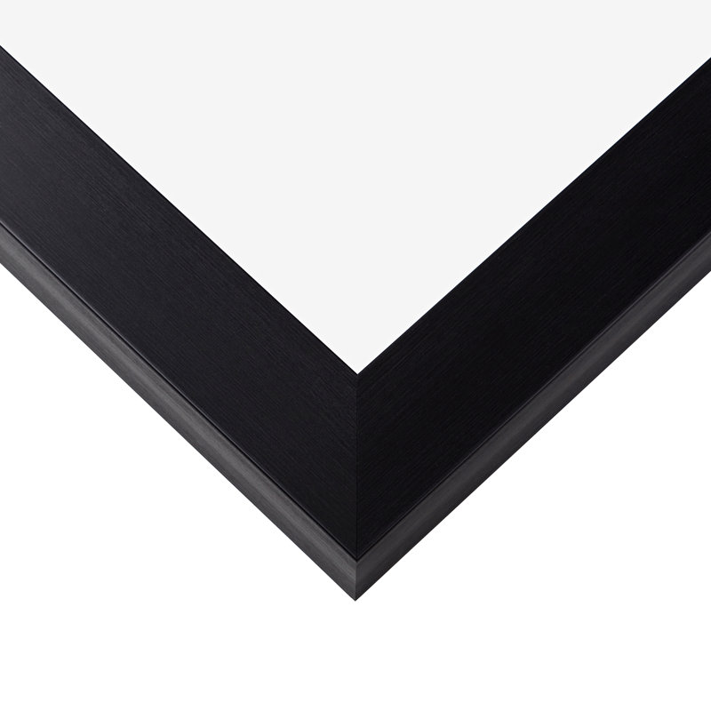 Ensemble de cadres muraux 4 pièces Chael, Noir, 10 po x 12 po