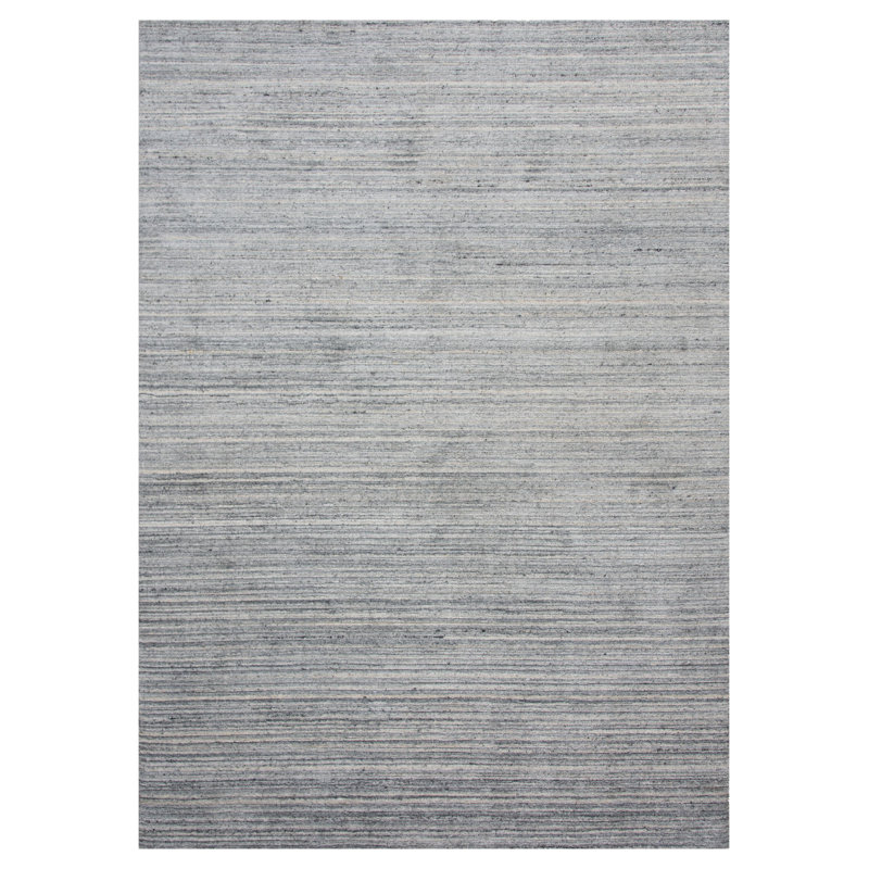 Tapis en laine tissé à la main, Rectangle 8 pi 9 po x 11 pi 9 po