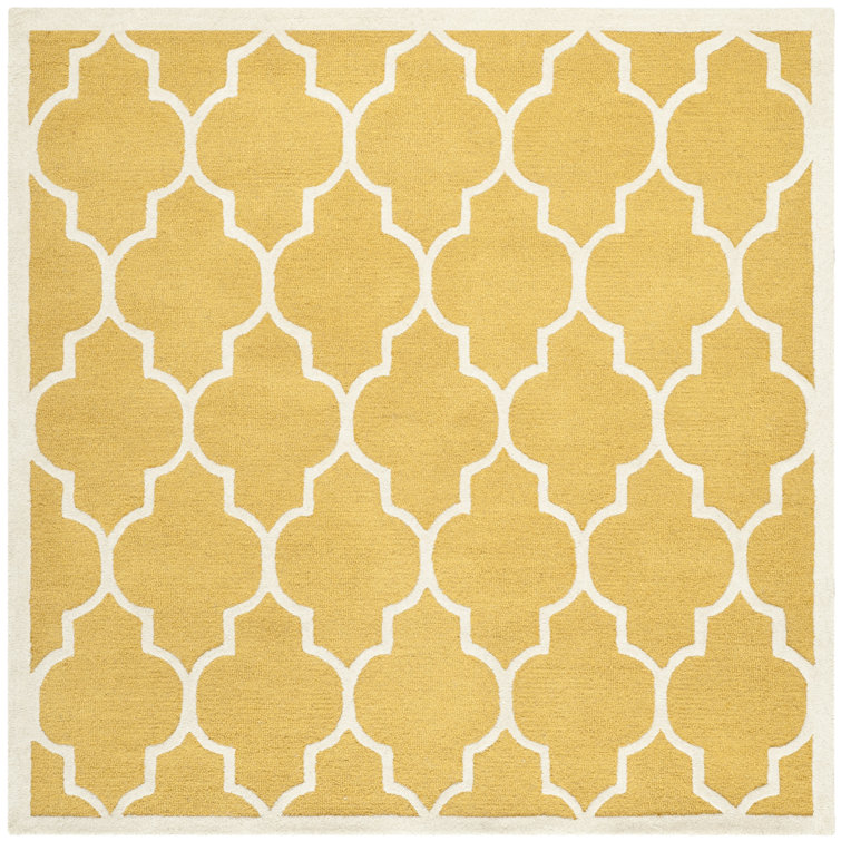 Cannen Cambridge Hand Tufted Wool Geometric Rug