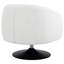 Fauteuil d'appoint pivotant rembourré