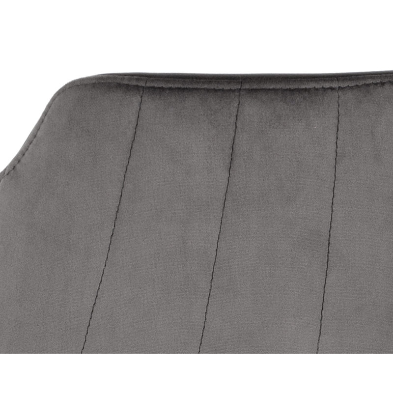 Upholstered Stool with Metal Frame, Bar Stool (30" Seat Height)