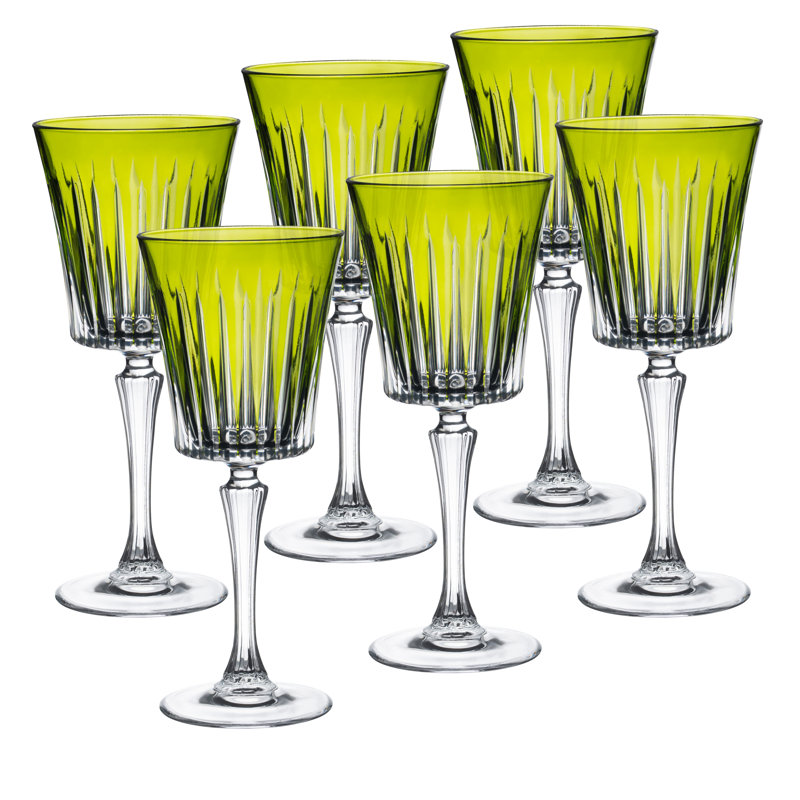 Crystal Goblet, 10 oz., Green