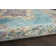 Tapis oriental bleu clair / ivoire Abbate