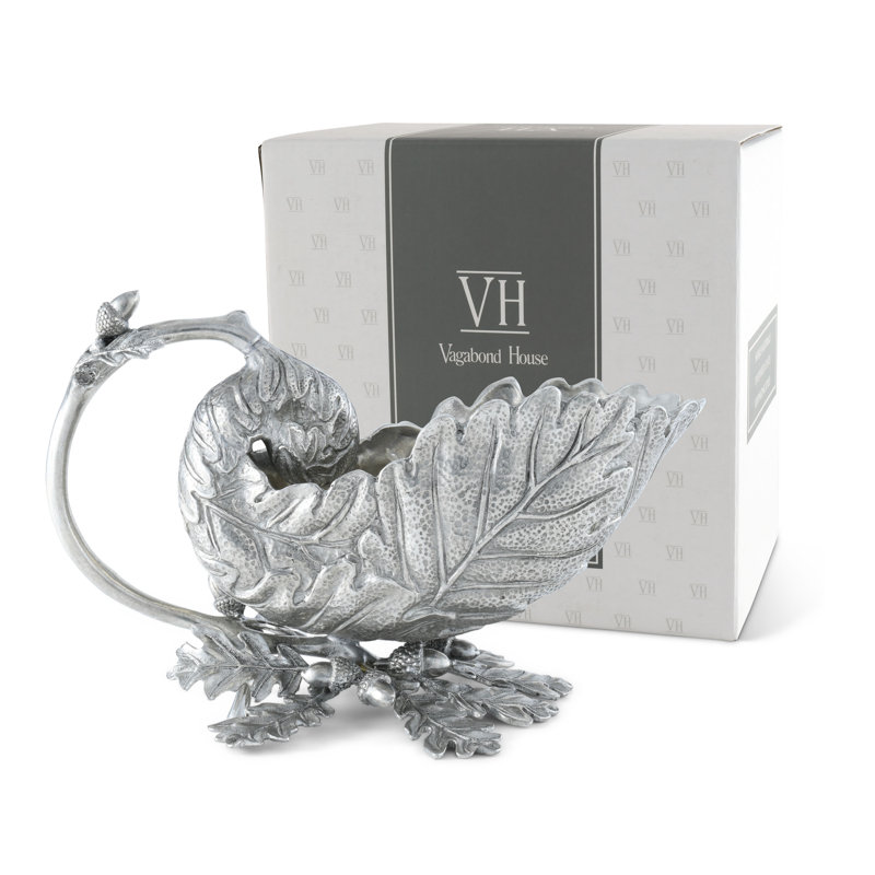 Majestic Forest Pewter Gravy Boat