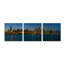 «Good Night Chicago» par Epic Portfolio, ensemble d'art mural en verre acrylique, 3 pièces-101650455