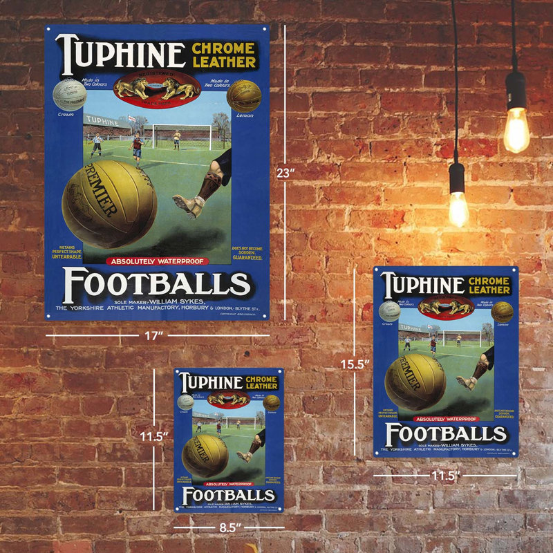 «Tuphine Footballs», impression sur métal