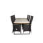 Shantelle 6 - Person Patio Dining Set Rectangular Table with Cushions Included