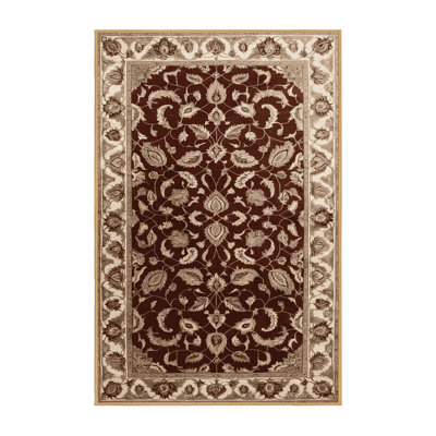 Tapis brun lavable à la machine