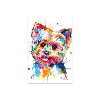 Yorkie par Weekday Best - impression sans cadre