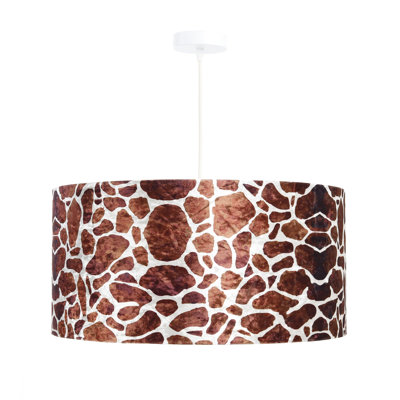 Shawntella 1 - Light Brown Drum Pendant