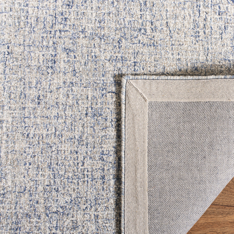 Tapis en laine touffeté à la main, Rectangle 8 pi x 10 pi