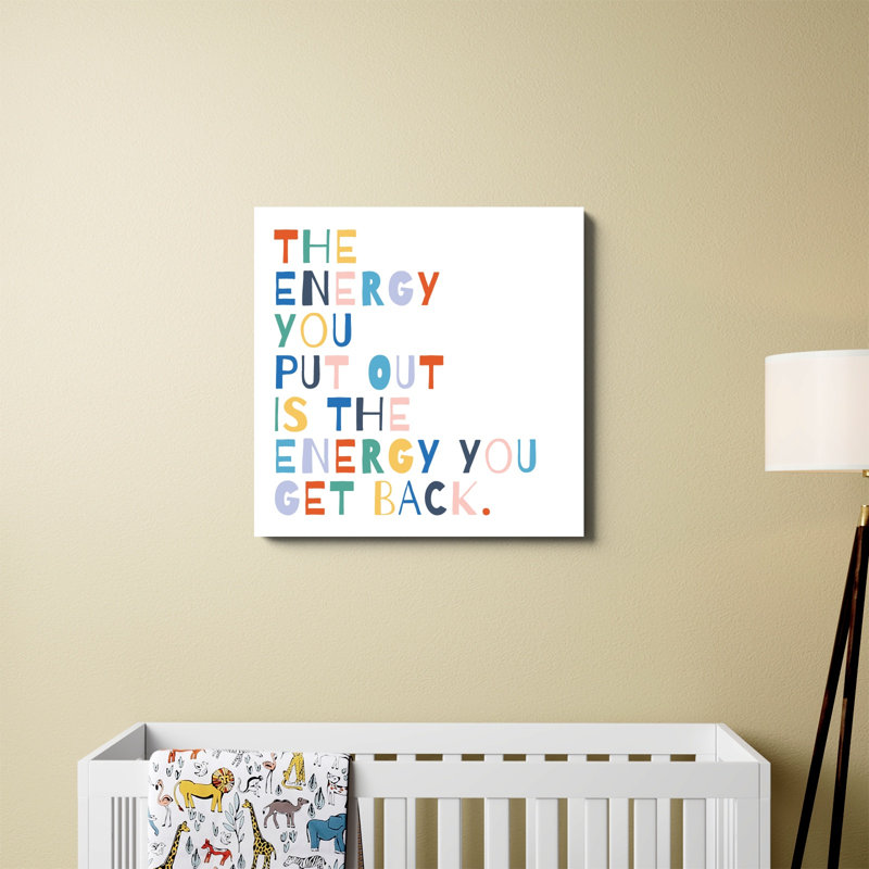 " Rainbow Words II ", 30" H x 30" W