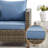 72.1'' Wide Rectangle Wicker Patio Sofa with Cushions-98295762