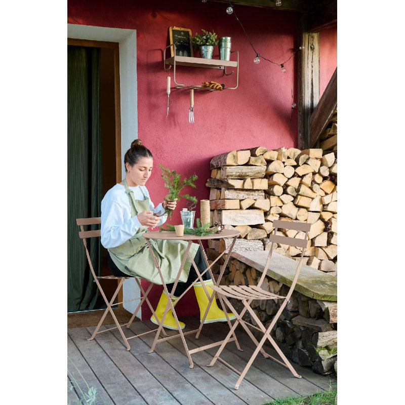 Bistro Outdoor Dining Side Chair, Liquorice