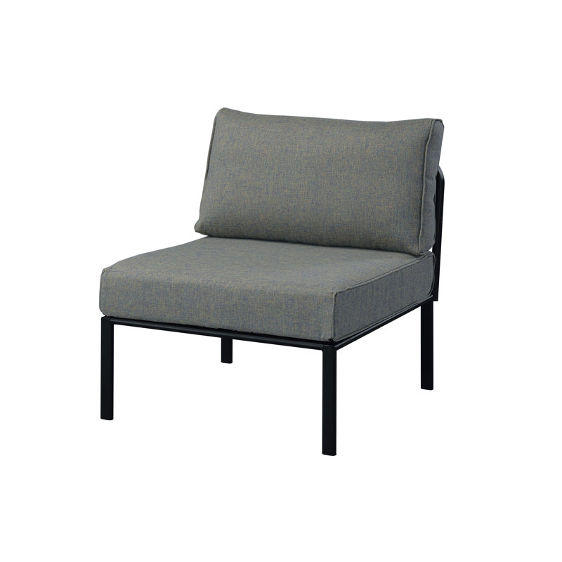 Chaise d'extérieur sans accoudoirs pour l'extérieur Rajni