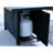 44" W Outdoor Fireplace Heater Table, 50,000 , Fiberglass And Iron, High Heat Resistance, Rust-, Long Lasting, Charcoal Grain Style, Black, American Courtyard Furniture 25" H Propane Heating Fire Pit