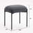 Romere Vanity Stool Fabric Upholstered Accent Stool Rectangle Makeup Stool Ottoman with Metal Legs-1531800048