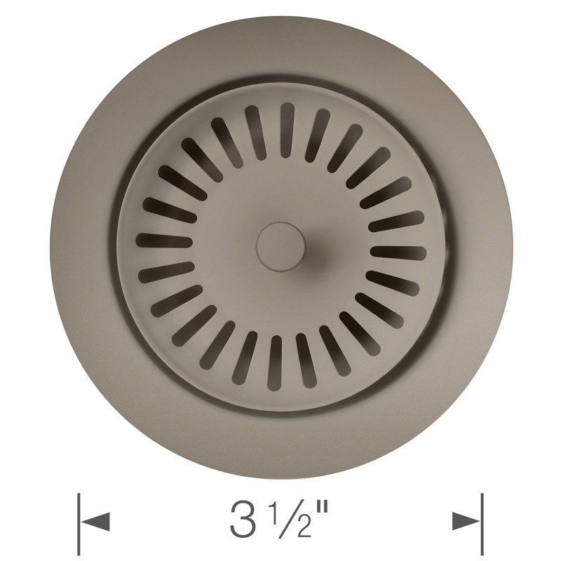 SILGRANIT-Matched Metal Basket Strainer, Truffle