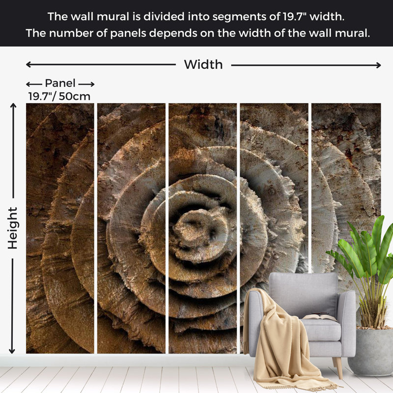 Abstract Wall Mural, 96" L x 137" W