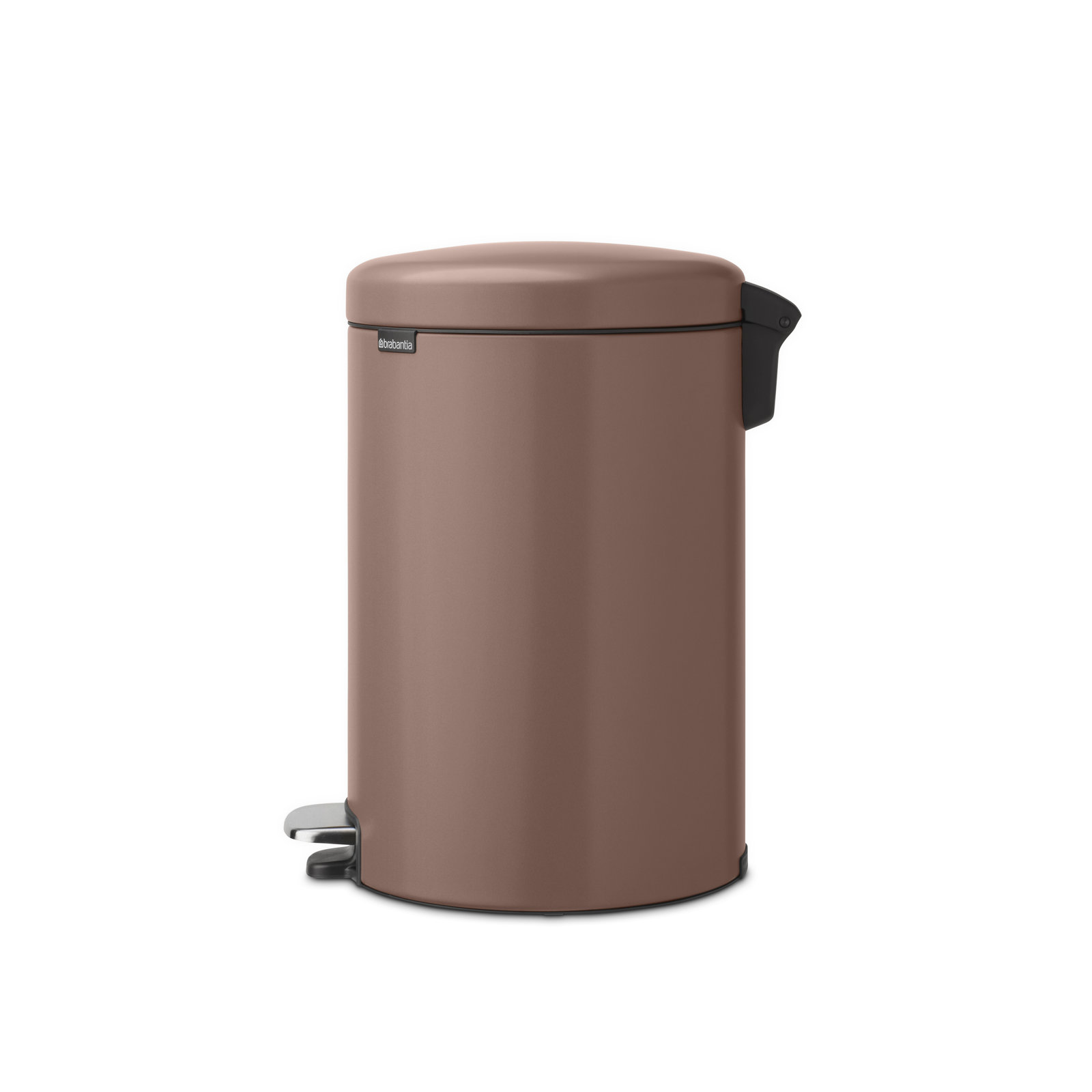 Brabantia Newicon 5.3gal Step-On Can, Satin Taupe