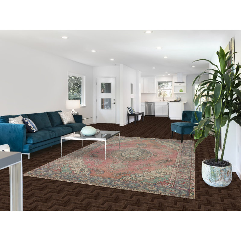 Distressed Wool Traditional Area Rug 7x10
