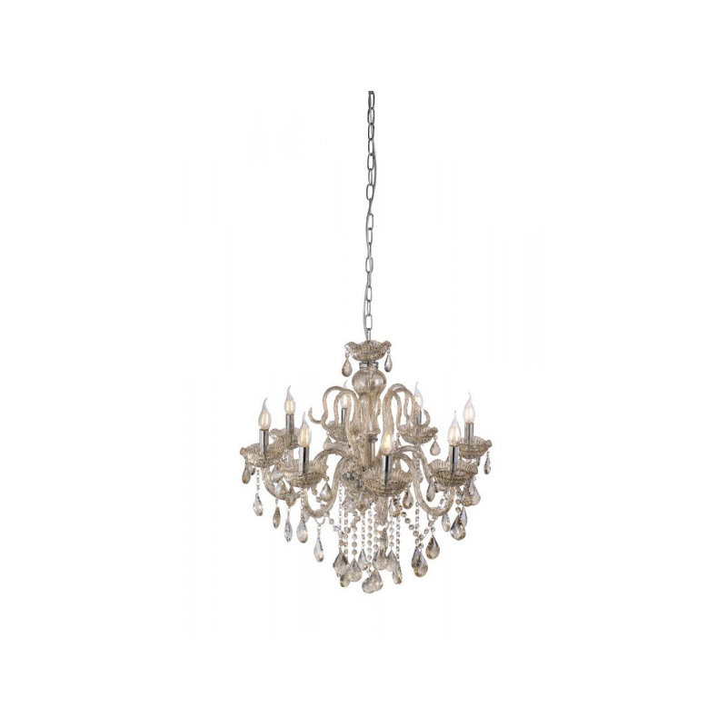 Debden 8 - Light Candle Style Chandelier