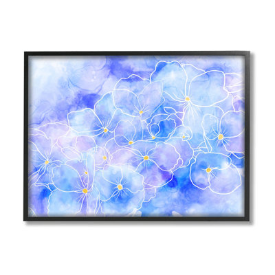 Art floral contemporain par estampe numérique par Lil 'Rue