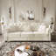 Velours Chesterfield canapé garniture cloutée capitonnée-1217001427