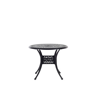 Helland Round Outdoor Dining Table - 90 cm W 90 cm D